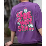 パープル | 半袖Tシャツ メンズ SIDEWAY | improves