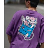 パープル | 半袖Tシャツ メンズ SIDEWAY | improves