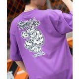 パープル | 半袖Tシャツ メンズ SIDEWAY | improves
