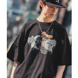 ブラック | 半袖Tシャツ メンズ SIDEWAY | improves