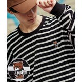 B‐ブラック×オフホワイト | 長袖Tシャツ メンズ SIDEWAY | improves