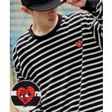 C-ブラック×オフホワイト | 長袖Tシャツ メンズ SIDEWAY | improves