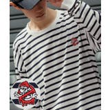A-オフホワイト×ネイビー | 長袖Tシャツ メンズ SIDEWAY | improves
