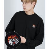 ブラック | 長袖Tシャツ メンズ SIDEWAY | improves