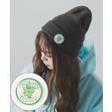 B-4 | 缶バッジ付き ニット帽 メンズ | improves