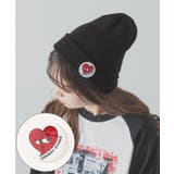 C-1 | 缶バッジ付き ニット帽 メンズ | improves