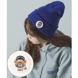 D-2 | 缶バッジ付き ニット帽 メンズ | improves