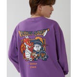 パープル | 長袖Tシャツ メンズ SIDEWAY | improves