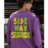 パープル | 長袖Tシャツ メンズ SIDEWAY | improves