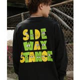ブラック | 長袖Tシャツ メンズ SIDEWAY | improves