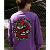 パープル | 長袖Tシャツ メンズ SIDEWAY | improves