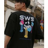 ブラック | 半袖Tシャツ メンズ SIDEWAY | improves