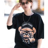 ブラック | 半袖Tシャツ メンズ SIDEWAY | improves