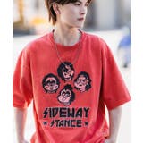 レッド | 半袖Tシャツ メンズ SIDEWAY | improves