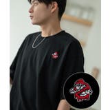 ブラック | 半袖Tシャツ メンズ SIDEWAY | improves