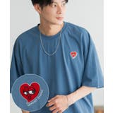 ダークブルー | 半袖Tシャツ メンズ SIDEWAY | improves