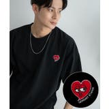 ブラック | 半袖Tシャツ メンズ SIDEWAY | improves