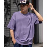 パープル | 半袖トレーナーシャツ メンズ SIDEWAY | improves