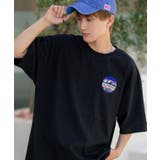 ブラック | 半袖Tシャツ メンズ SIDEWAY | improves