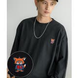 ブラック | 長袖Tシャツ メンズ SIDEWAY | improves