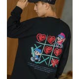 ブラック | 長袖Tシャツ メンズ SIDEWAY | improves