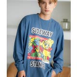 ダークブルー | 長袖Tシャツ メンズ SIDEWAY | improves
