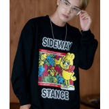 ブラック | 長袖Tシャツ メンズ SIDEWAY | improves