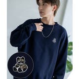 B-ネイビー | トレーナー メンズ SIDEWAY | improves