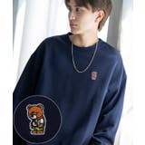 C-ネイビー | トレーナー メンズ SIDEWAY | improves