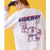 ホワイト | 長袖Tシャツ メンズ SIDEWAY | improves