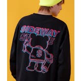 ブラック | 長袖Tシャツ メンズ SIDEWAY | improves