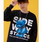 ブラック | 長袖Tシャツ メンズ SIDEWAY | improves