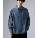 ブルー | シャツ メンズ 長袖 | improves