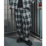 ワイドパンツ メンズ チェック柄 | improves | 詳細画像1 
