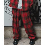 Ｂ | ワイドパンツ メンズ チェック柄 | improves