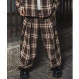 Ｃ | ワイドパンツ メンズ チェック柄 | improves