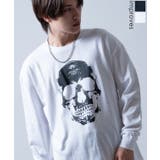 長袖Tシャツ メンズ スカル | improves | 詳細画像1