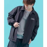 ブラック | コーチジャケット メンズ SIDEWAY | improves