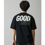 ブラック | 半袖Tシャツ メンズ SIDEWAY | improves