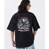 ブラック | 半袖Tシャツ メンズ SIDEWAY | improves