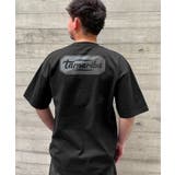 ブラック | 半袖Tシャツ メンズ SIDEWAY | improves