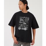 ブラック | 半袖Tシャツ メンズ SIDEWAY | improves