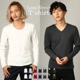 メンズファッション Tシャツ フライスＶネック長袖Tシャツ | improves | 詳細画像1 