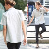 メンズファッション 半袖オックスフォードストレッチシャツ 半袖シャツ | improves | 詳細画像13 