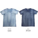 ビンテージ加工インディゴカラーTシャツ インプローブス 春 | improves | 詳細画像2 