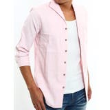 Ｂ‐ピンク | メンズファッション 綿麻ストレッチイタリアンカラーパナマシャツ メンズ | improves