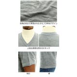 メンズファッション カモジャガード半袖Ｖネックニット トップス | improves | 詳細画像8 