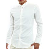 ホワイト | メンズファッション 長袖シャツ メンズストレッチツイル切替長袖シャツトップス | improves