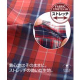 メンズファッション チェックシャツ メンズストレッチチェックシャツトップス | improves | 詳細画像2