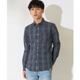 F | メンズファッション チェックシャツ メンズストレッチチェックシャツトップス | improves